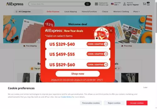 AliExpress January 2026