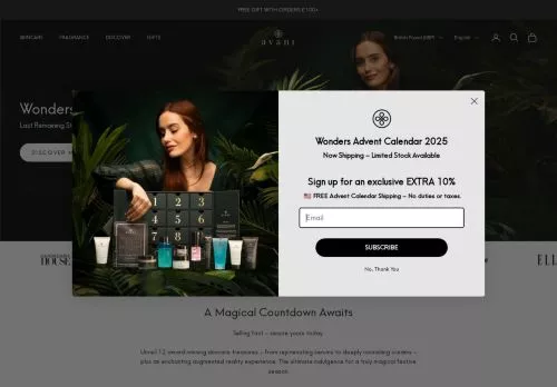 Avant skincare December 2025