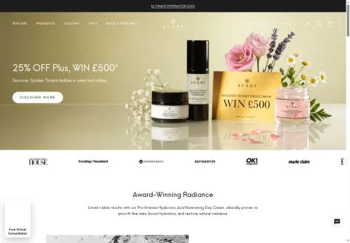 Avant skincare March 2026