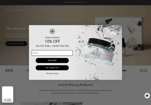 Avant skincare April 2026