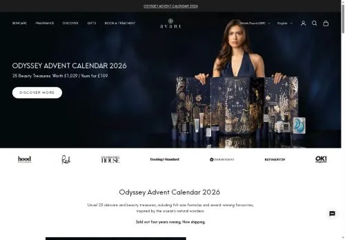 Avant skincare September 2026