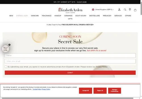 Elizabeth Arden July 2026