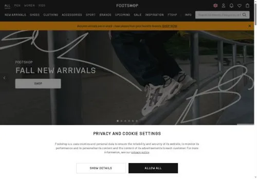 Footshop October 2026
