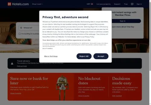 Hotels.com March 2026