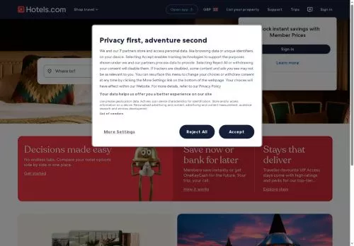 Hotels.com December 2025