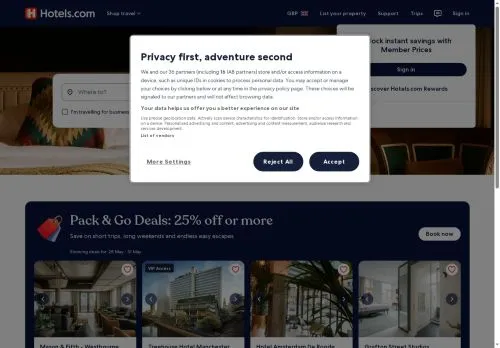 Hotels.com May 2026