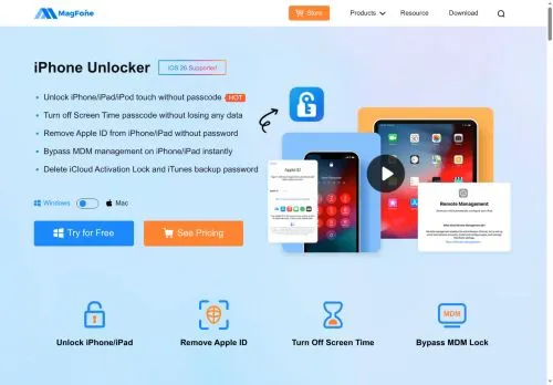 MagFone iPhone Unlocker June 2026