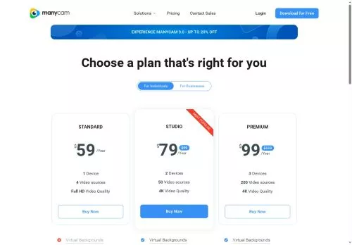 Manycam January 2026