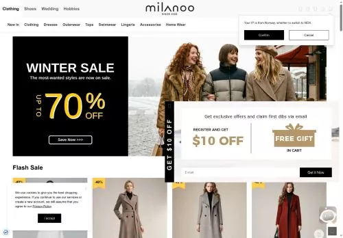 Milanoo January 2026