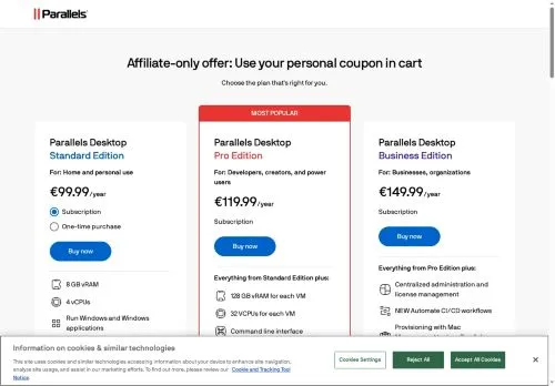 Parallels March 2026