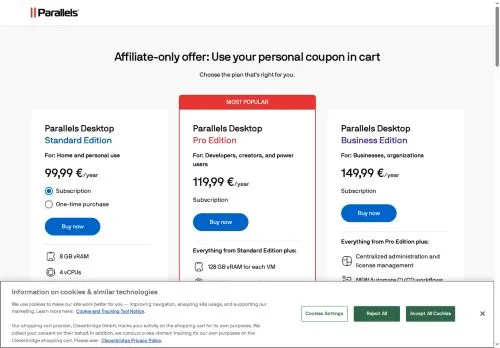 Parallels April 2026