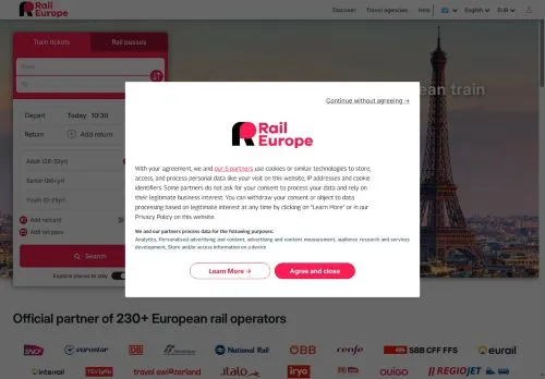 Rail Europe August 2026