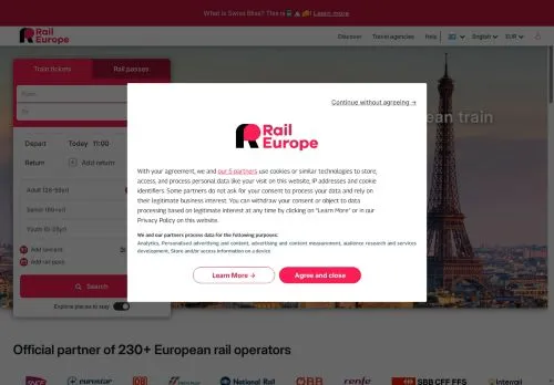 Rail Europe October 2026
