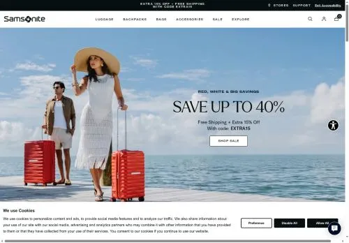 Samsonite July 2026