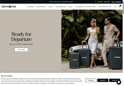 Samsonite September 2026