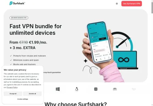 Surfshark VPN March 2026