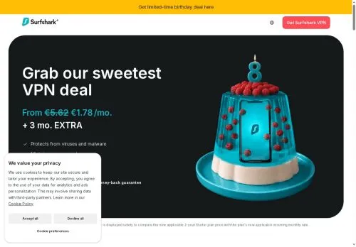 Surfshark VPN April 2026