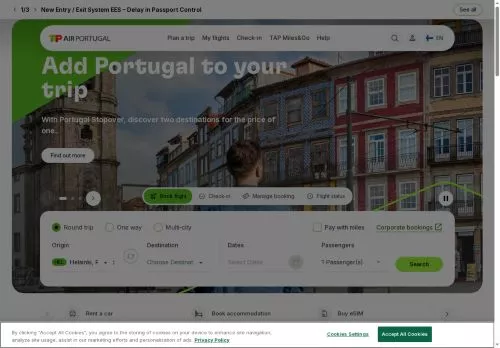 TAP Air Portugal March 2026