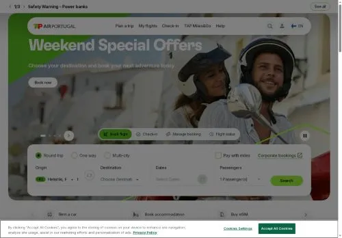 TAP Air Portugal April 2026