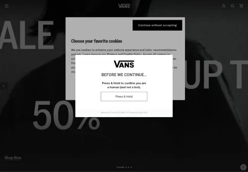 Vans July 2026