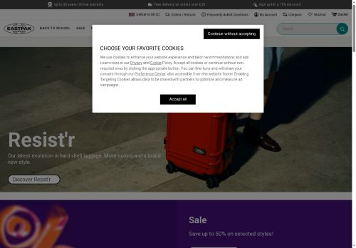 eastpak voucher code