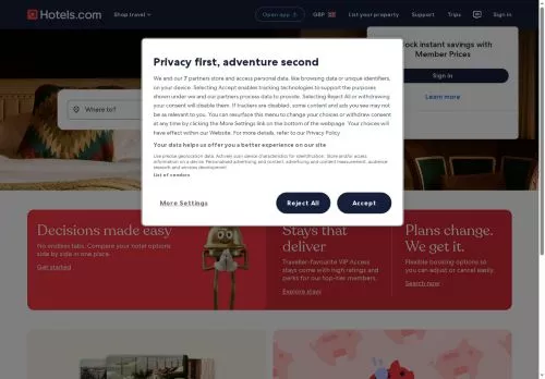 Hotels.com December 2025