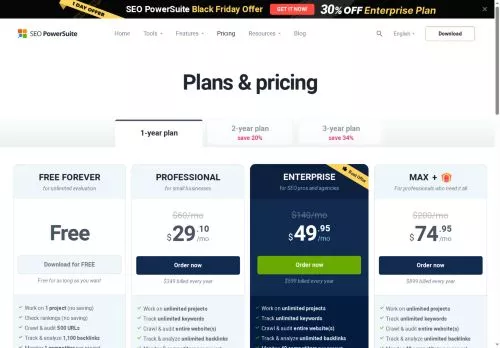 SEO PowerSuite November 2025