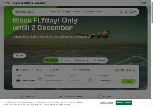 TAP Air Portugal December 2025