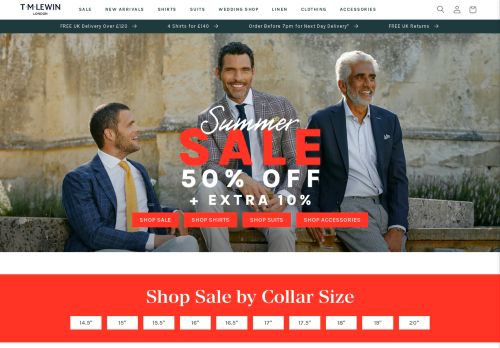 TM Lewin Discount Code Discount 80 OFF In September