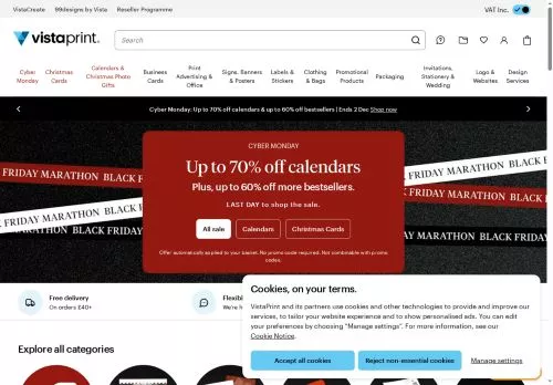 Vistaprint December 2025