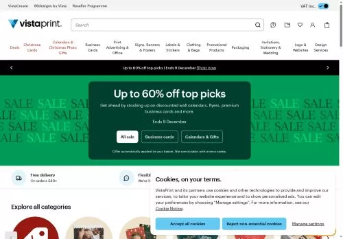Vistaprint December 2025