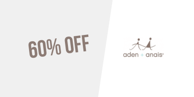 Sale! Up to 60% OFF selected items at Aden & Anais