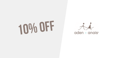 10% OFF at Aden & Anais — Subscribe to the newsletter