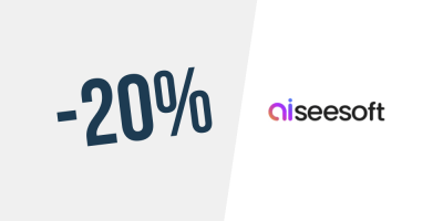 Exclusive! 20% discount on Aiseesoft Screen Recorder for Mac — 1 Year / 1 Mac