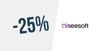 Exclusive! 25% discount on Aiseesoft Video Converter Ultimate — Lifetime license