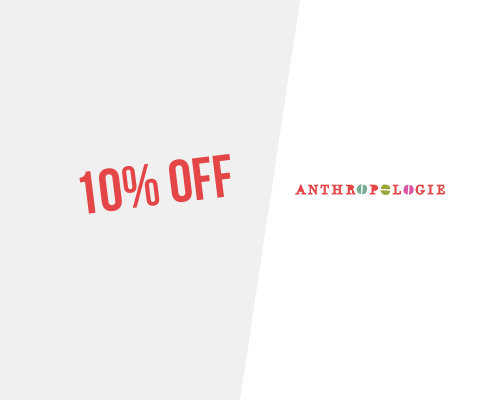 10% OFF Discount → Anthropologie Promo Code in April 2021