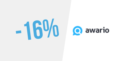 Take a one-year subscription and save 2 months at Awario