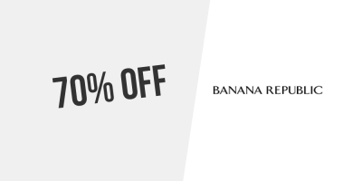 Sale! Up to 70% OFF at Banana Republic