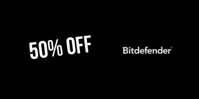 50% OFF on best Bitdefender products