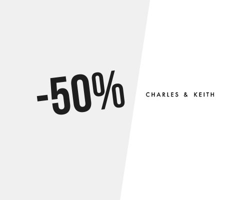 Sale! Up to 50% discount at Charles & Keith