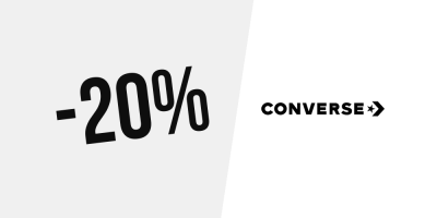 20% discount at Converse — Subscribe to the newsletter