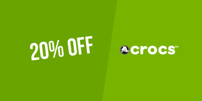 Sign up for Crocs newsletter and get 20% OFF