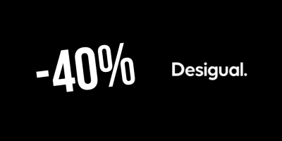 Black Days ! Everything up to 40% discount at Desigual