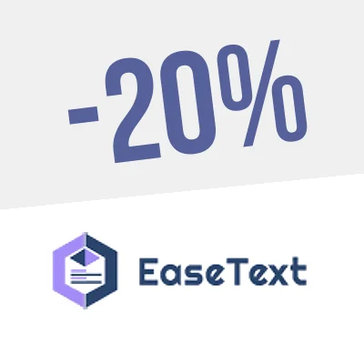 Discount code EaseText