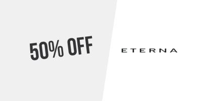 Sale! Up to 50% OFF shirts at Eterna