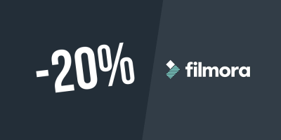 Exclusive for january! 20% discount on Filmora 12 Video Editor — Unlimited license for Windows
