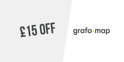 £15 discount on everything at Grafomap