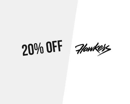 20% OFF everything at Hawkers
