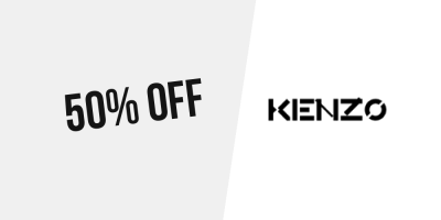 Last chance! Up to 50% OFF at Kenzo