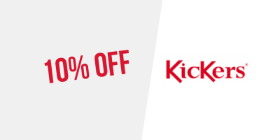 10% OFF your first order at Kickers (subscribe to the newsletter)